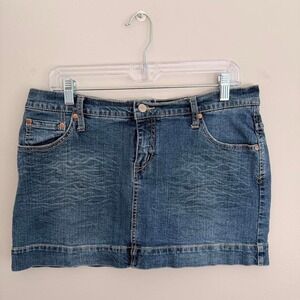 Y2K MOSSIMO DENIM MINI SKIRT